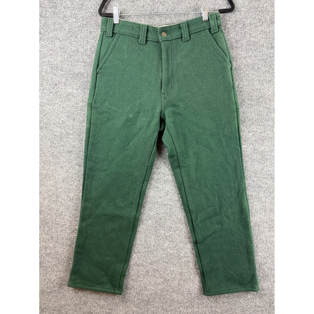 Vintage Wood'N Trail Wool Hunting Pants Heavy Duty Outdoor Trousers Mens 32x29